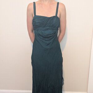 Elegant Teal Evening Gown